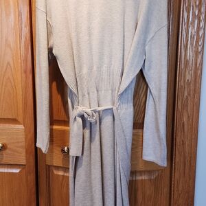 Eloquii Cream Knit Dress